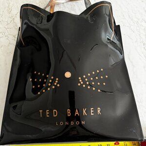Ted Baker Black Patent Kitten Tote